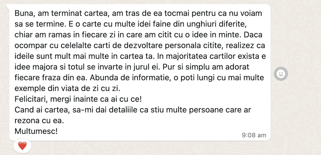 Testimonial WhatsApp